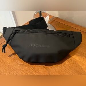 Duchamp London Men’s Black Waist Bag Sling Crossbody / 
Fanny Pack